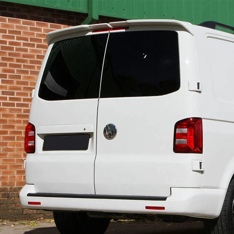 Для VW T5 T5.1 T6 T6.1 2008-2021 Автомобильный спойлер с двойной дверью глянцевый черный