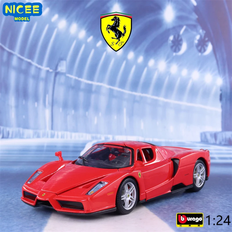 

Bburago 1:24 Ferrari ENZO Supercar High Simulation Diecast Metal Alloy Car Model Finished Gift Decoration Toy B755