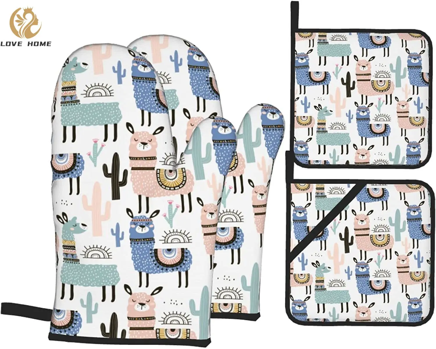 

Рукавицы и варежки для духовки из альпаки, аксессуары для 4 выпечки, приготовления пищи, барбекю, духовки, Нескользящие, для квилтинга, жаропрочные, подарки