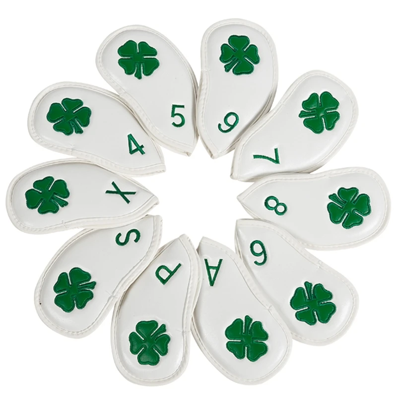 10 шт. железный чехол для головы клюшки гольфа стержня защитный рукав прочный