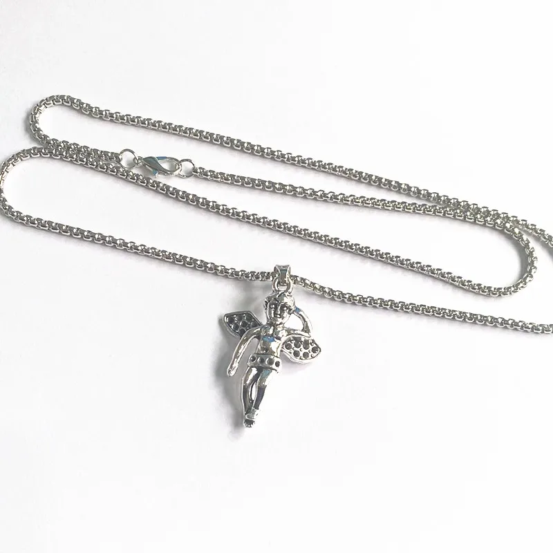 

2022 New Products Hot Selling Fashion Trend Jewelry Exquisite Retro Fashion Trend Angel Pendant Necklace Jewelry