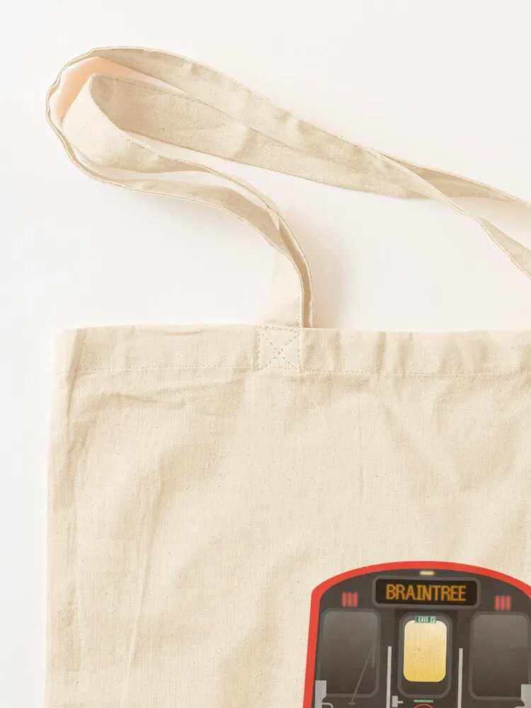 MBTA Red Line CRRC 1900 Train Tote Bag роскошная женская многоразовая сумка для покупок милая