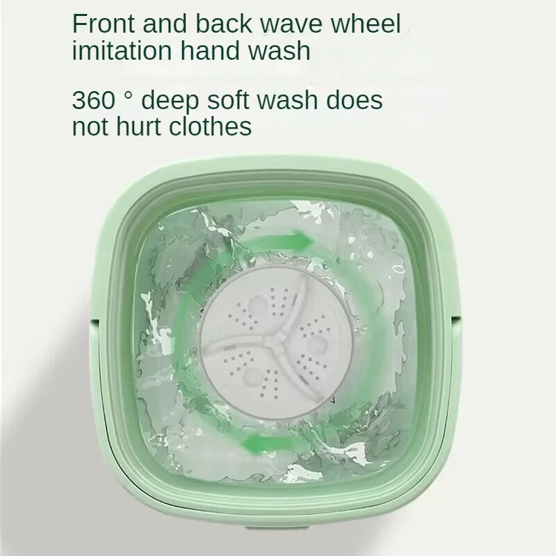 Автоматическая складная стиральная машина мини синяя стандартная стерилизация