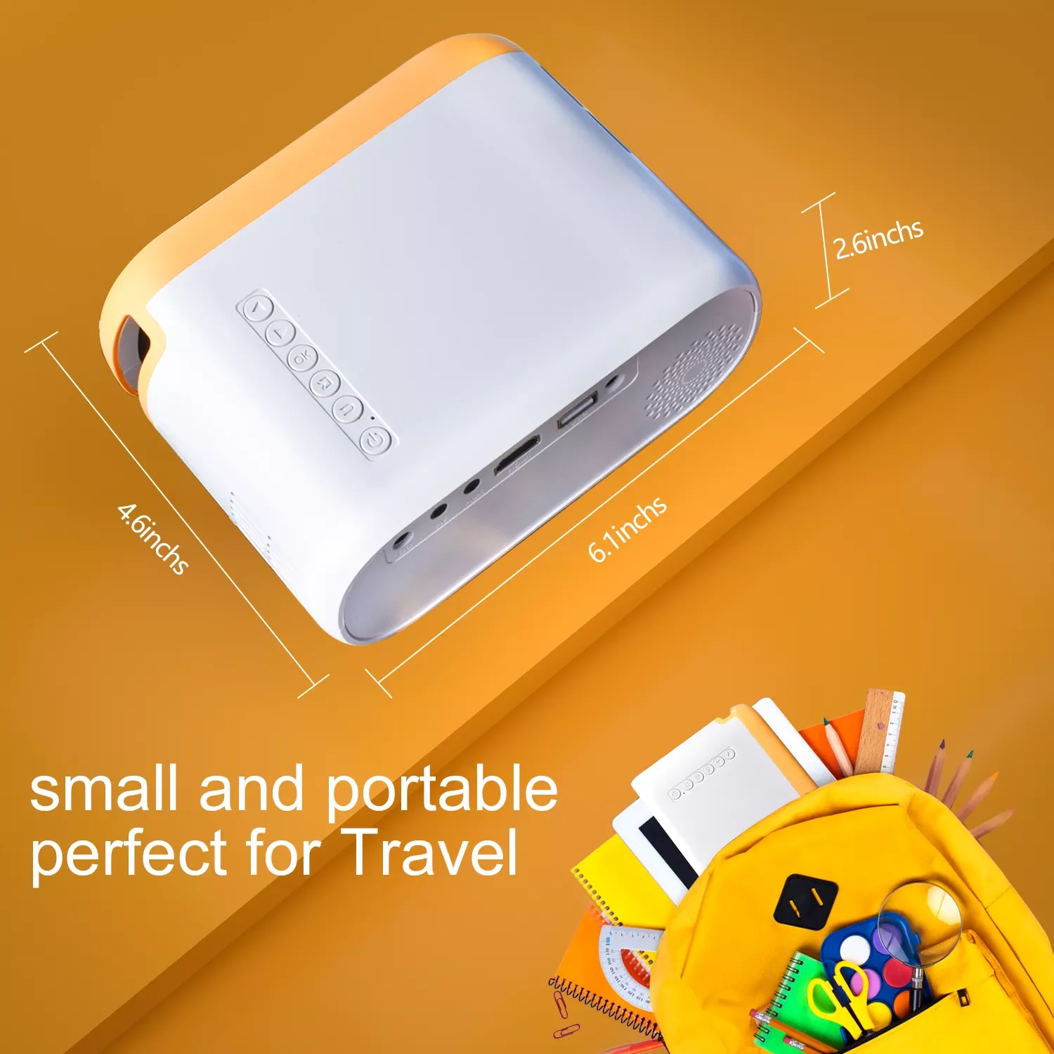 

Salange Mini Projector Q11 720P Beamer 2022 New Upgraded Portable Home Theater Travel Camping Projetor For Outdoor Movie Night