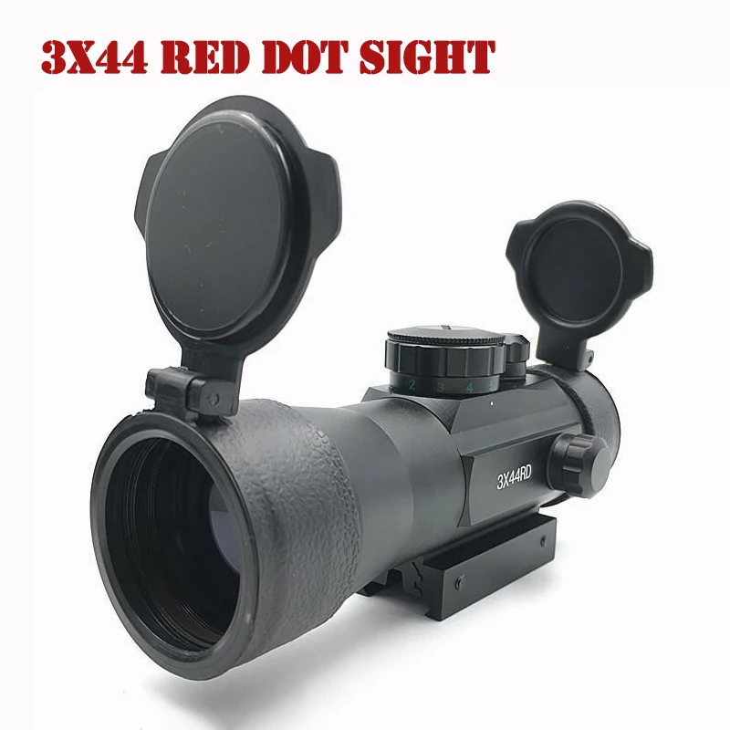 

Rifle Scope 3X44 Tactical Training 11/22mm Red Dot Scope Optical Precision Shooting Outdoor Hunting High Precision Sight New