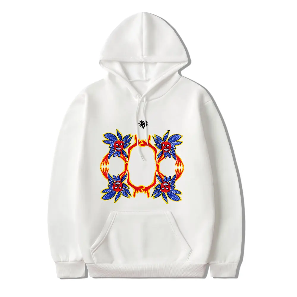 

Swedish Rapper Bladee 333 Hoodie Summer Cotton Men Casual Loose Sweatshirts Music Album Print Pullovers Hip Hop Streetwear