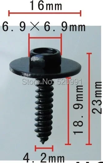 shhworldsea 100 шт./лот стопорный винт отделки для Toyota