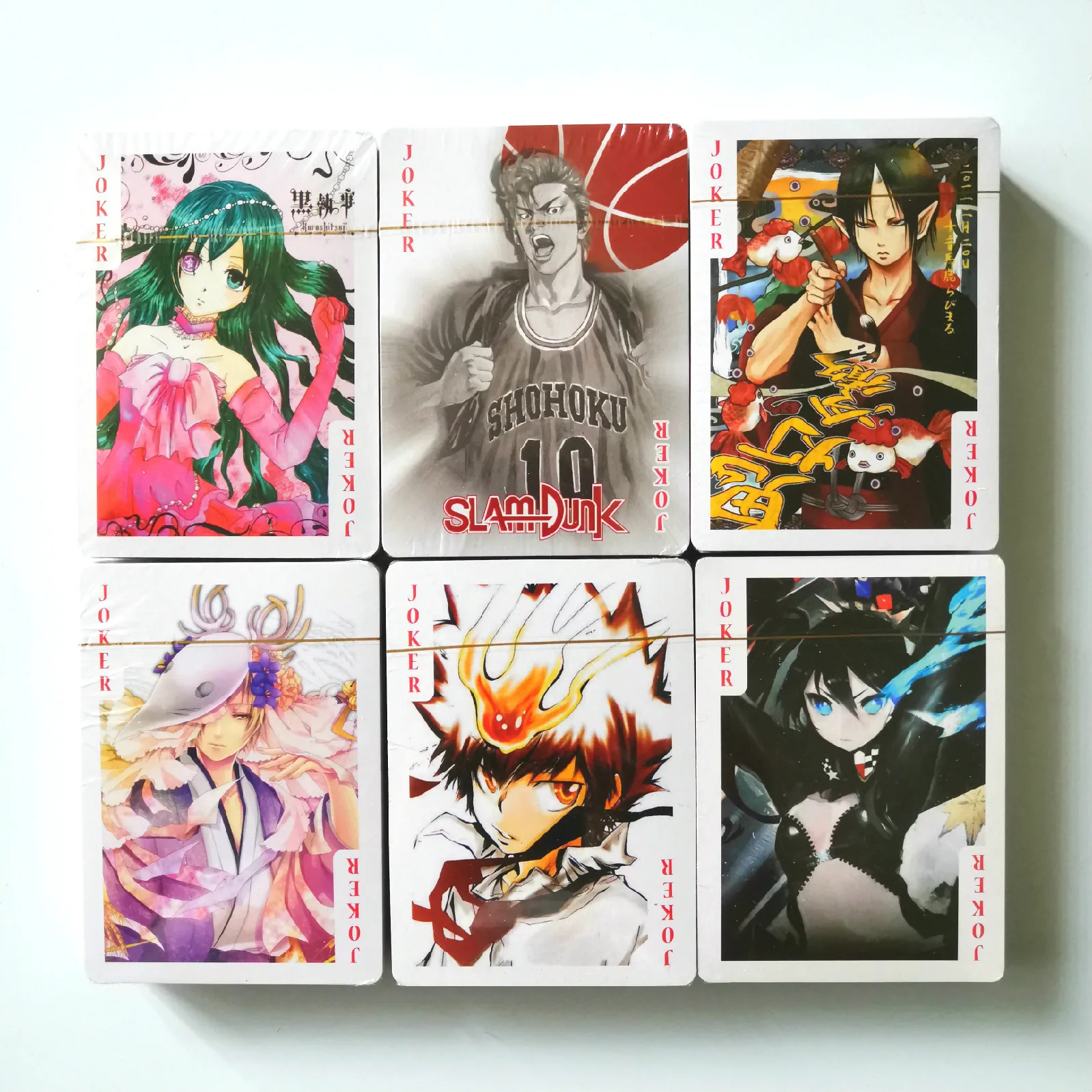 27 стилей Аниме персонаж покер Fate FAIRY TAIL BLACK ROCK SHOOTER игровая коллекция карт |