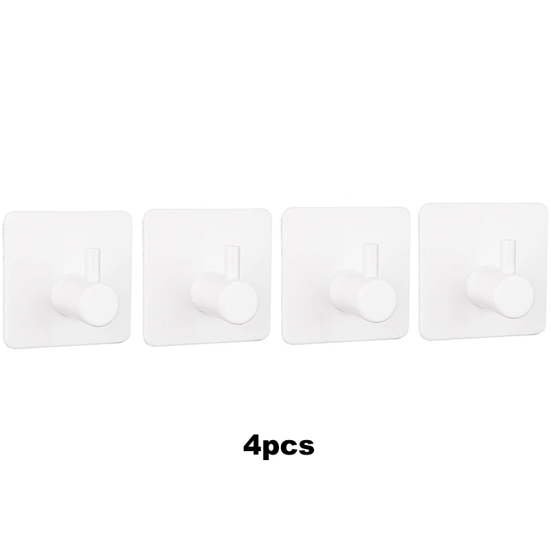4 шт., самоклеящиеся крючки-вешалки для полотенец