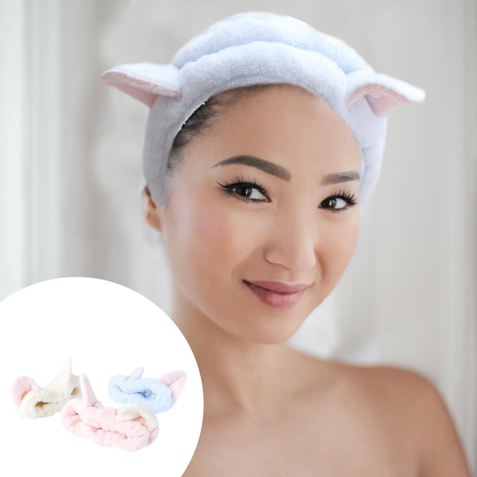 

3 шт., повязка на голову с ушками животных