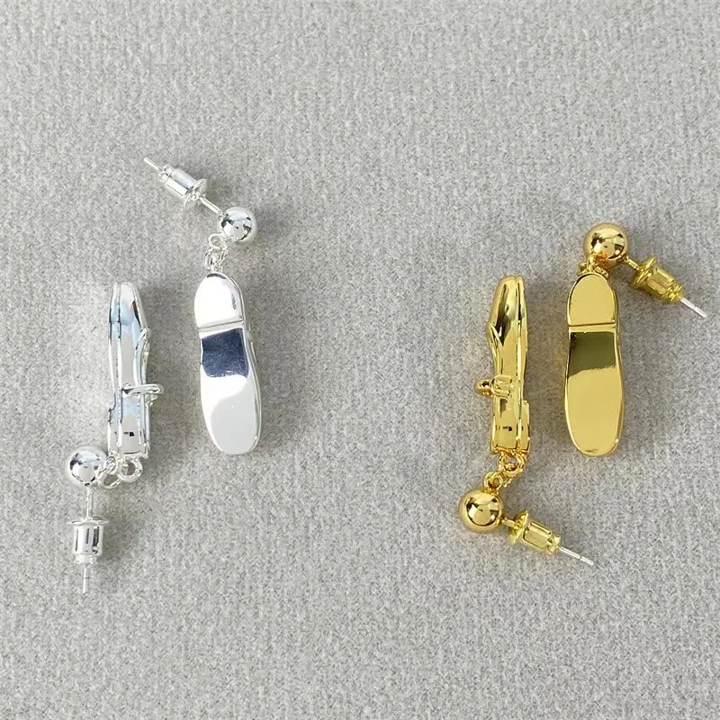 Уникальный дизайн изысканные балетки серьги-гвоздики для студентов подарок на