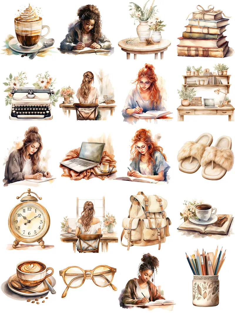 Наклейки для чтения кофе наклейки рукоделия и скрапбукинга детские игрушки