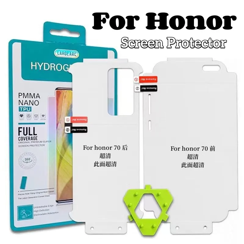 

Защитная пленка для Honor 30/50/60/70/80/Magic 3/4 Pro, Гидрогелевая пленка для Honor X40/V40, HUAWEI Mate 50/40/30/20 Pro