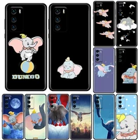 phone case for huawei p10 p20 p30 p40 lite p50 pro plus p smart z soft silicone case cover cute cartoon dumbo