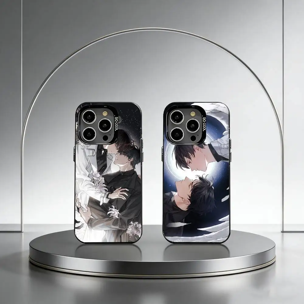 Фото Чехол для телефона O-Omniscient R-ReaderS V-Viewpoint для iPhone 17, 16, 15, 14, 13, 12, 11 Plus, Pro Max, XS, цветной, серебристо-черный №1
