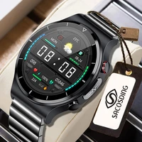 thermometer smart watch 360360 hd full touch screen ecg heart rate monitor blood oxygen sport smartwatch custom dial clock 2021