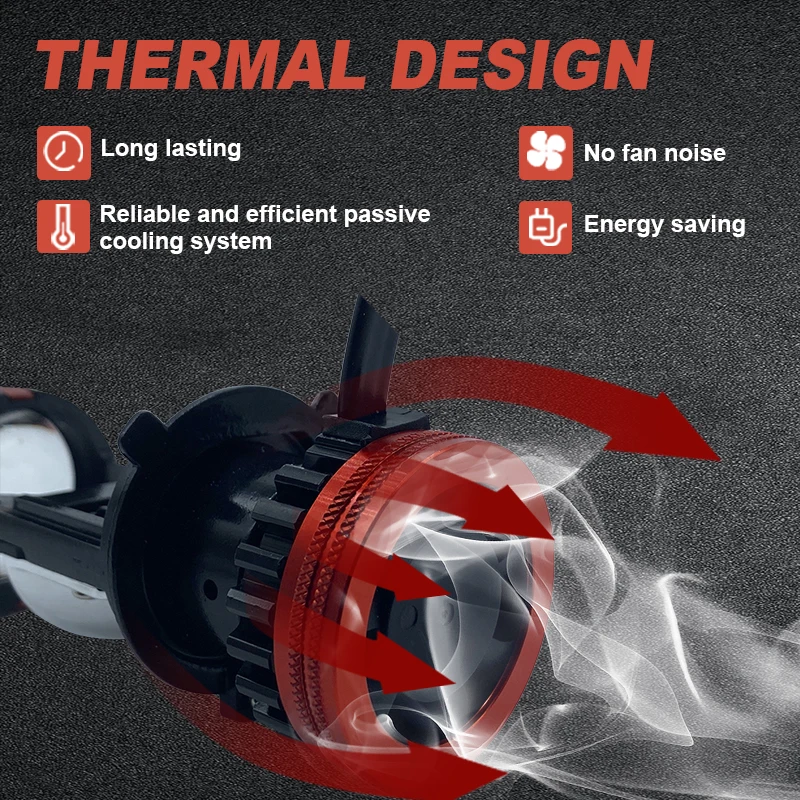 2 шт. Canbus H4 светодиодный проектор мини-объектив супер высокой мощности лазерные