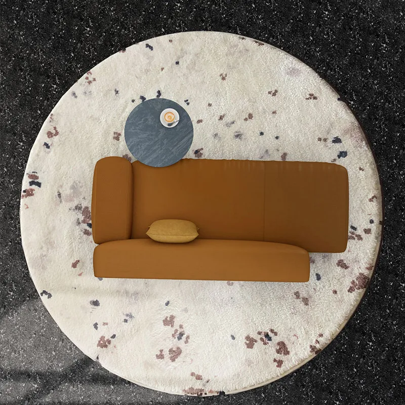 

Современный Простой Легкий круглый ковер с изображением метеорита