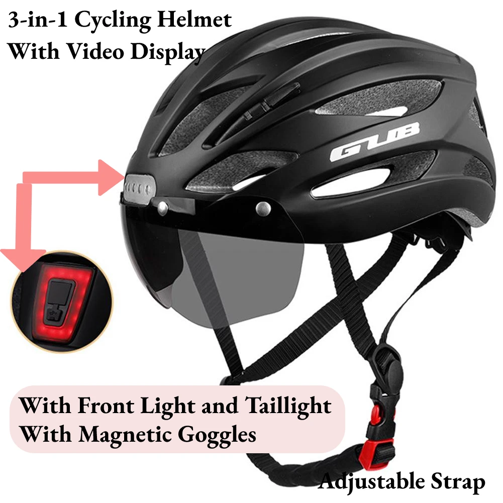

LED Lamp Cycling Bicycle Helmet With LED Tail Light Intergrally-molded Outdoor Sport Riding Cycling Motorcycle Bike Equipment