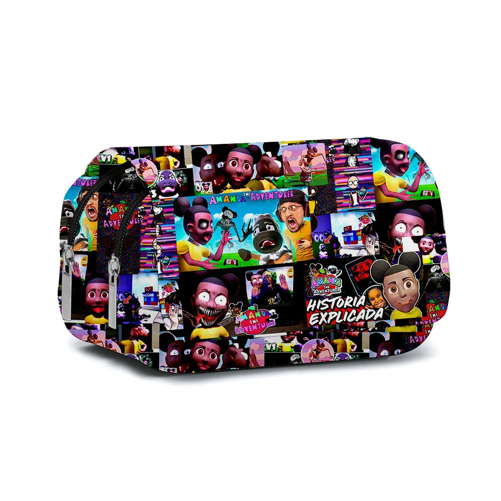 Пенал игровой Аманды многофункциональная двухслойная сумка для хранения