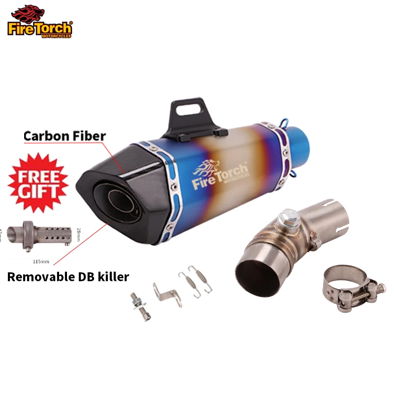 

Для Kawasaki ER6N Versys 650 Z650 Ninja 650 Модифицированная выхлопная труба для мотоцикла Мото эвакуация 50,8 мм средняя Соединительная труба с глушителем