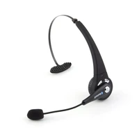 new mono wireless bluetooth headset headphones noise canceling with mic handsfree for pc ps3 gaming mobile phone laptop