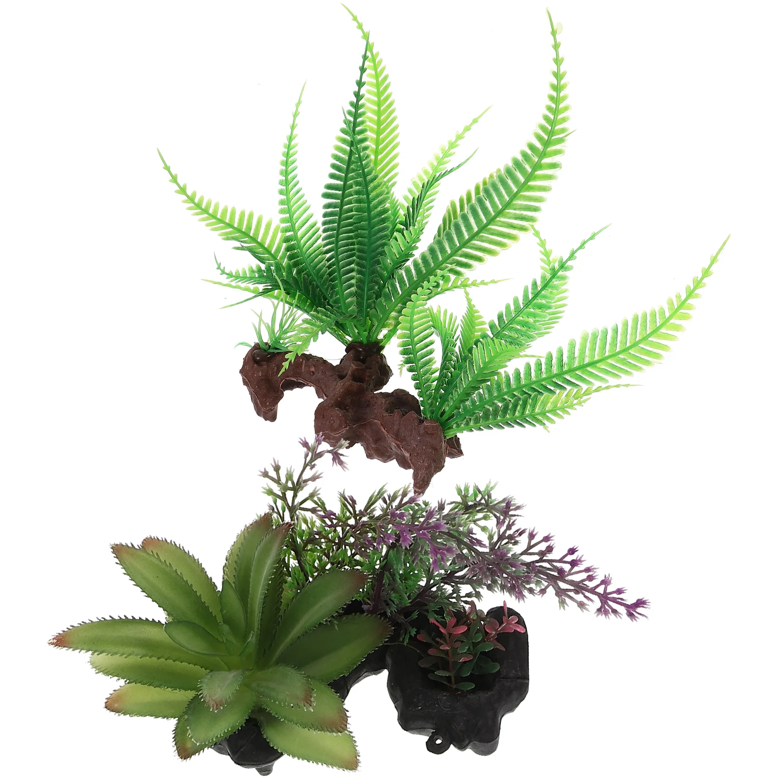 

2pcs Aquarium Decor Aquarium Realistic Decorations Turtle Tank Accessories