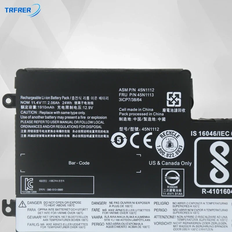 ZDIUIU 45n1112 аккумулятор для ноутбука ThinkPad x240s X250 X260 x270 t440 T450s k2450 K21-80 L460