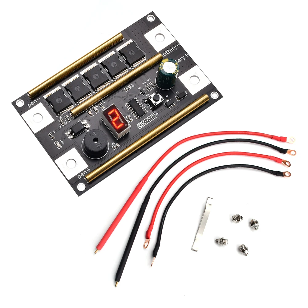 

Spot Machine Welding Sheet Lithium Battery Adjustable 9 Board Kits 18650 Spot Nickel Digital Power Welder Gears For