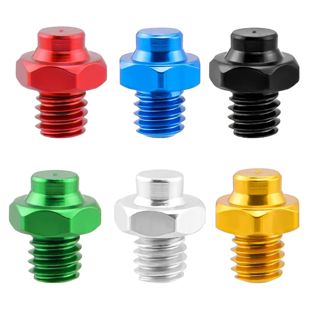 

12pcs Bicycle Pedal Stopper Hexagonal Anti-slip Nail Anti-slip Pedals Cleats Aluminum Alloy Ultra-light CNC Bike Accessories