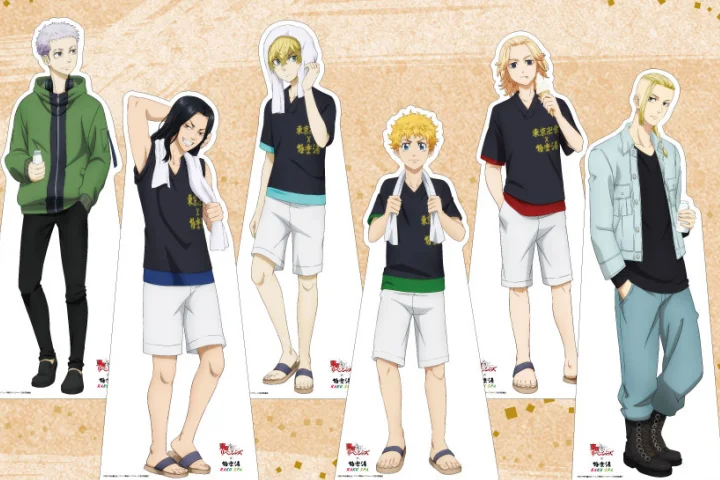 

Anime Tokyo Revengers Takemichi Hinata Manjiro Ken Casual Series Cosplay Acrylic Stand Figure Cosplay Model Plate Desk Decor Toy