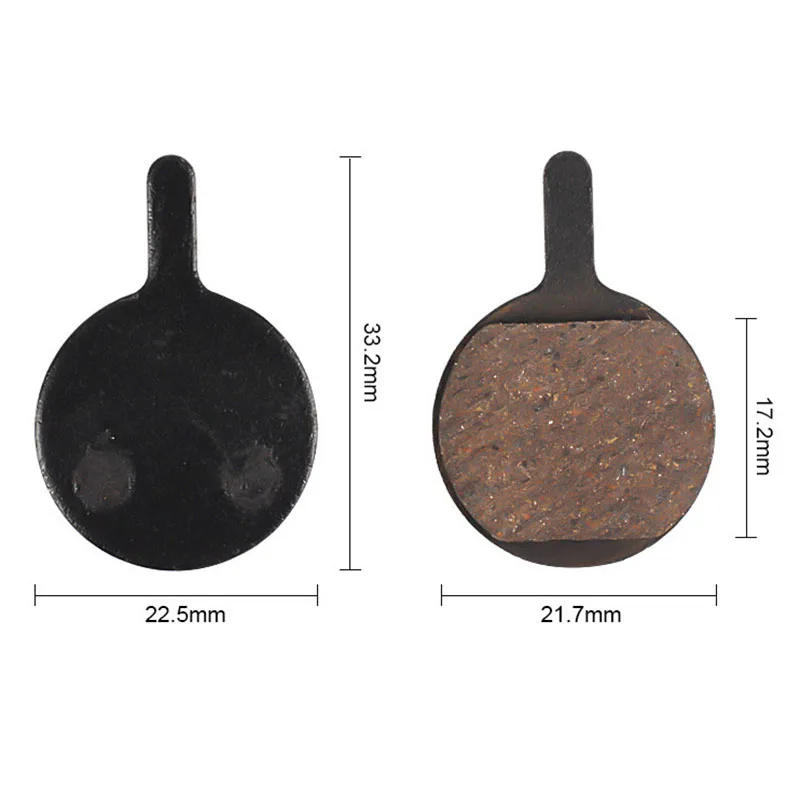 4 Pairs Bicycle Semi - Metallic Disc Brake Pads For Magura Louise/ Clara 2000 Mountain Bike Resin Hydraulic Pad