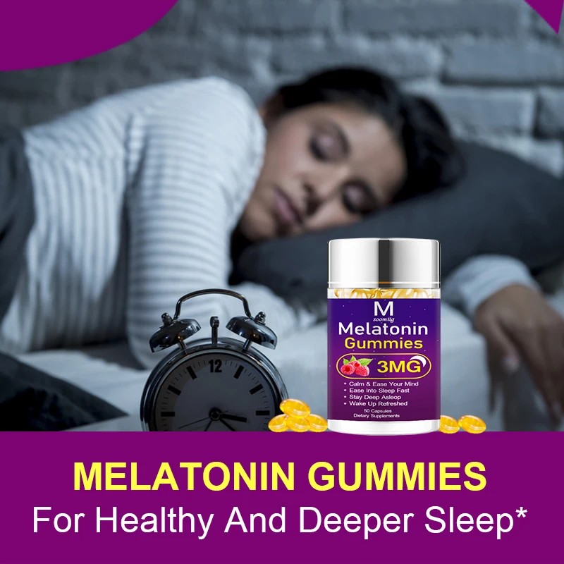 Мелатониновые жевательные резинки для снятия стресса помощь в сне глубокий сон