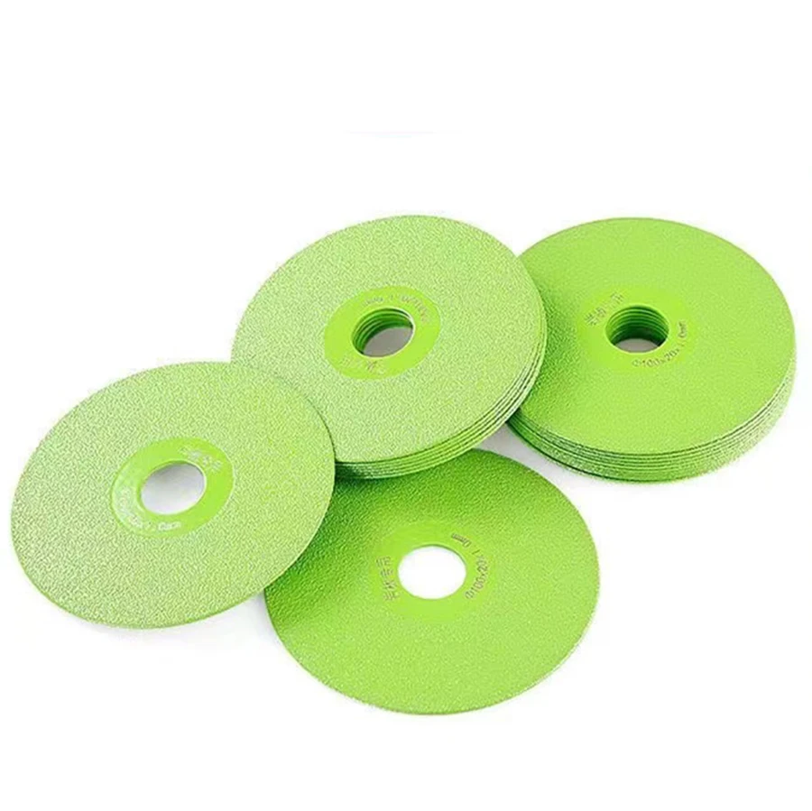 5Pcs 100mm Rock Plate Flat Grinding Pad Ceramic Marble Trimming 45 Chamfer Cutting Blade Ultra Wide Fine Diamond Sand Saw Blade