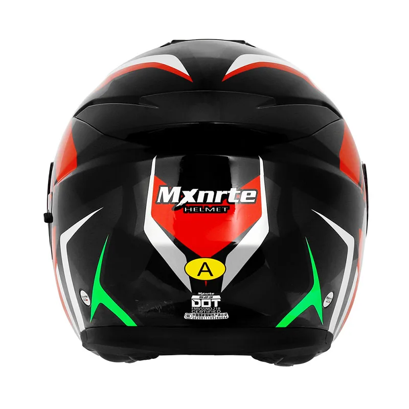 Полушлем с двойной линзой Mxnrte Gatling красный мотоциклетный шлем внедорожный