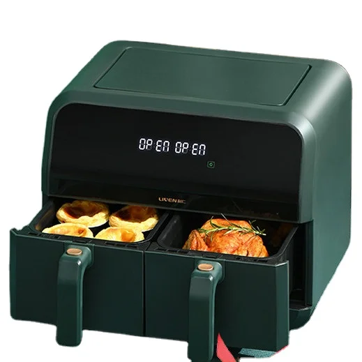 

8L Double Basket Air Fryer Smart Touch Screen Oil Free Oven Fully Automatic Multifunctional Fryer