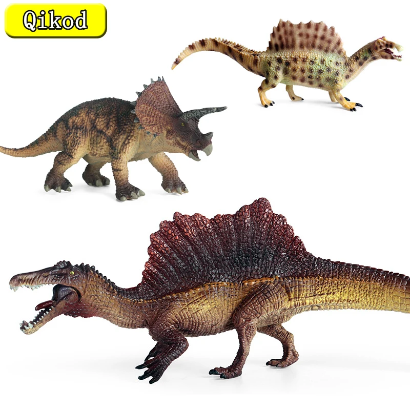 Фигурки динозавров Трицератопс дикой природы большого размера коллекционные