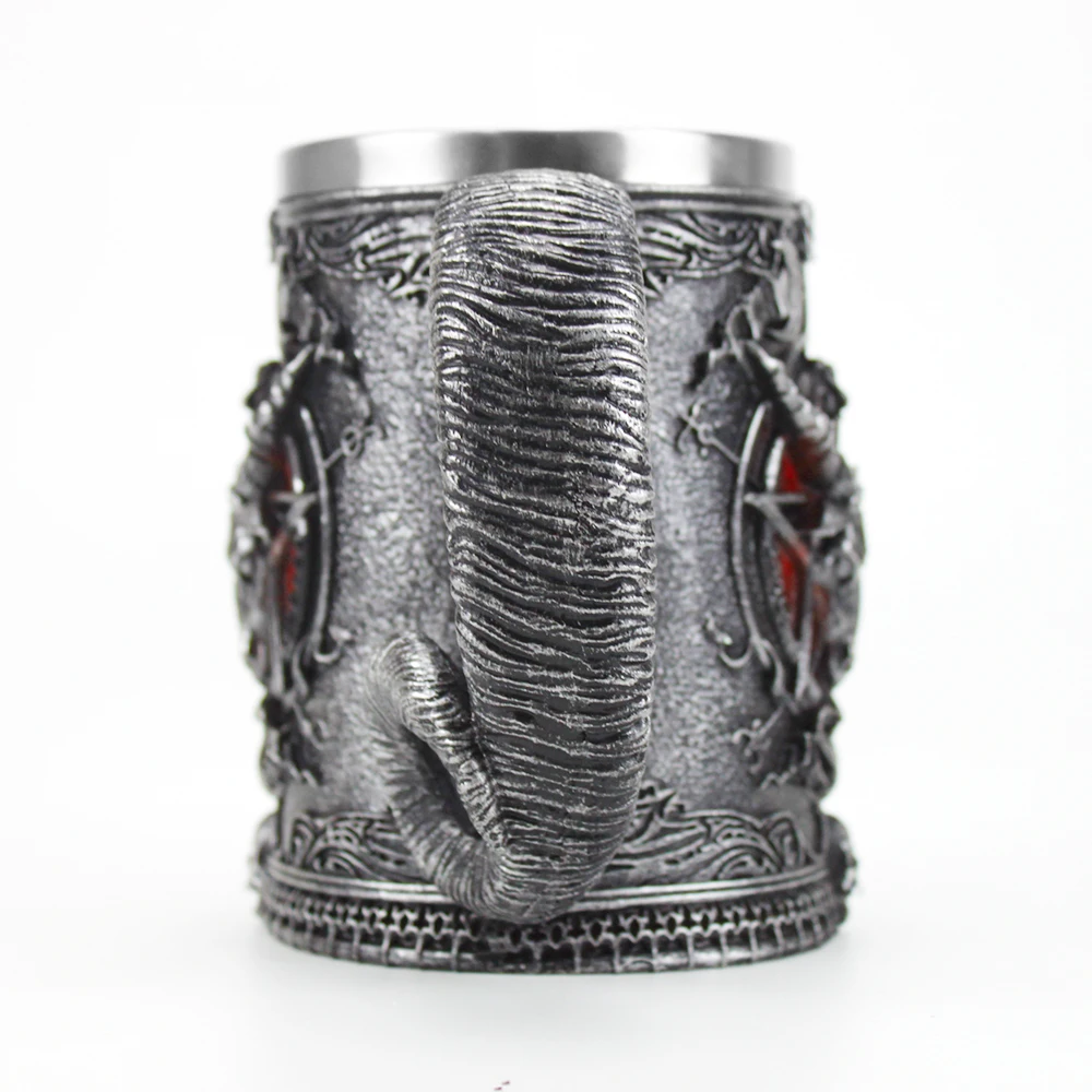 Кружка Baphomet пентаграмма и рога полимерная ручная роспись полированная кружка в