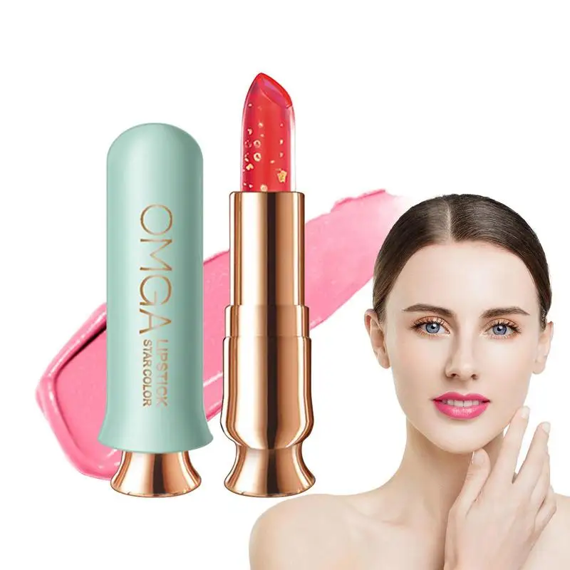 

Color Change Lipstick Non-Stick Cup Lip Gloss Jelly Lipstick High Color Rendering Long-lasting Waterproof For Party Daily Dating