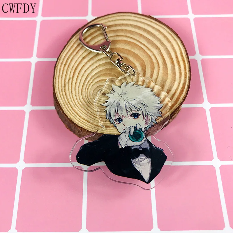 Аниме Hunter X брелок Hisoka Morow Killua Zoldyck Gon Kawaii акриловая фигурка подвеска - купить по