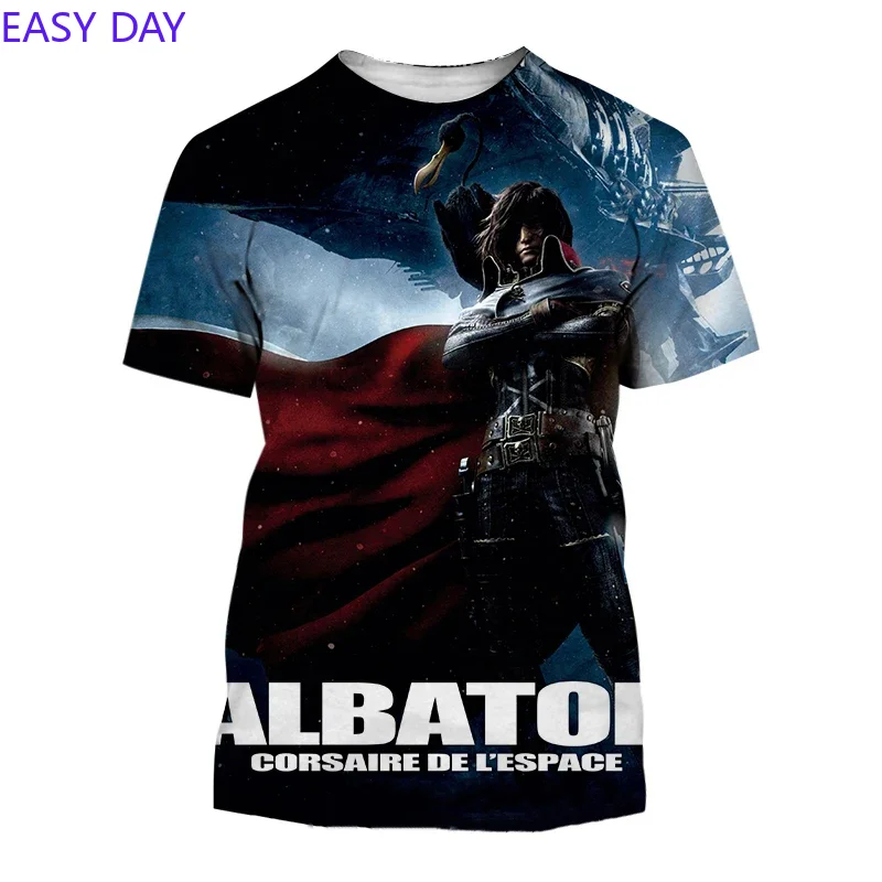 Футболка Мужская/женская оверсайз с 3D-принтом космический пират