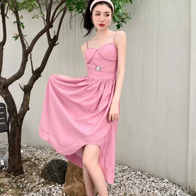 

Женское жаккардовое платье без рукавов, элегантное облегающее Повседневное платье, лето 2022