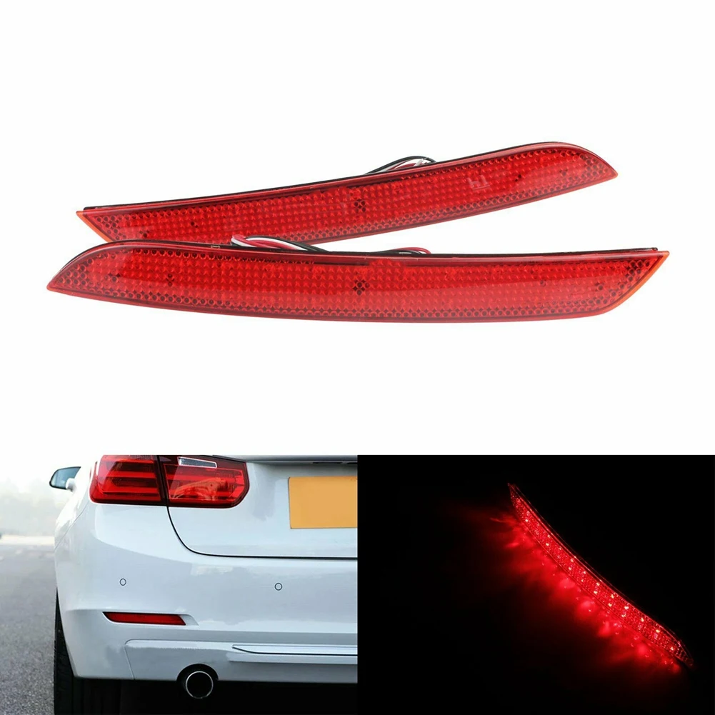 1 пара отражатели заднего бампера стоп-сигналы для BMW 5 серии F10 F11 F18 520D 520I 523I 525D