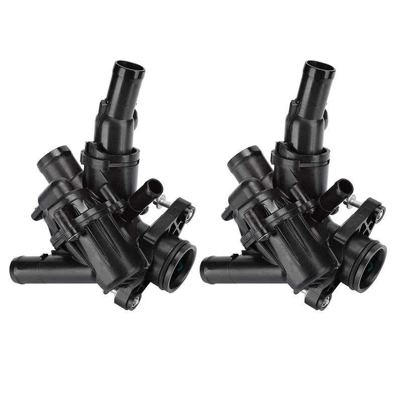 

2X Car Engine Coolant Thermostat Housing For Mercedes Benz GLA250 GLA45 AMG 2.0L 2014-2019 2702000615