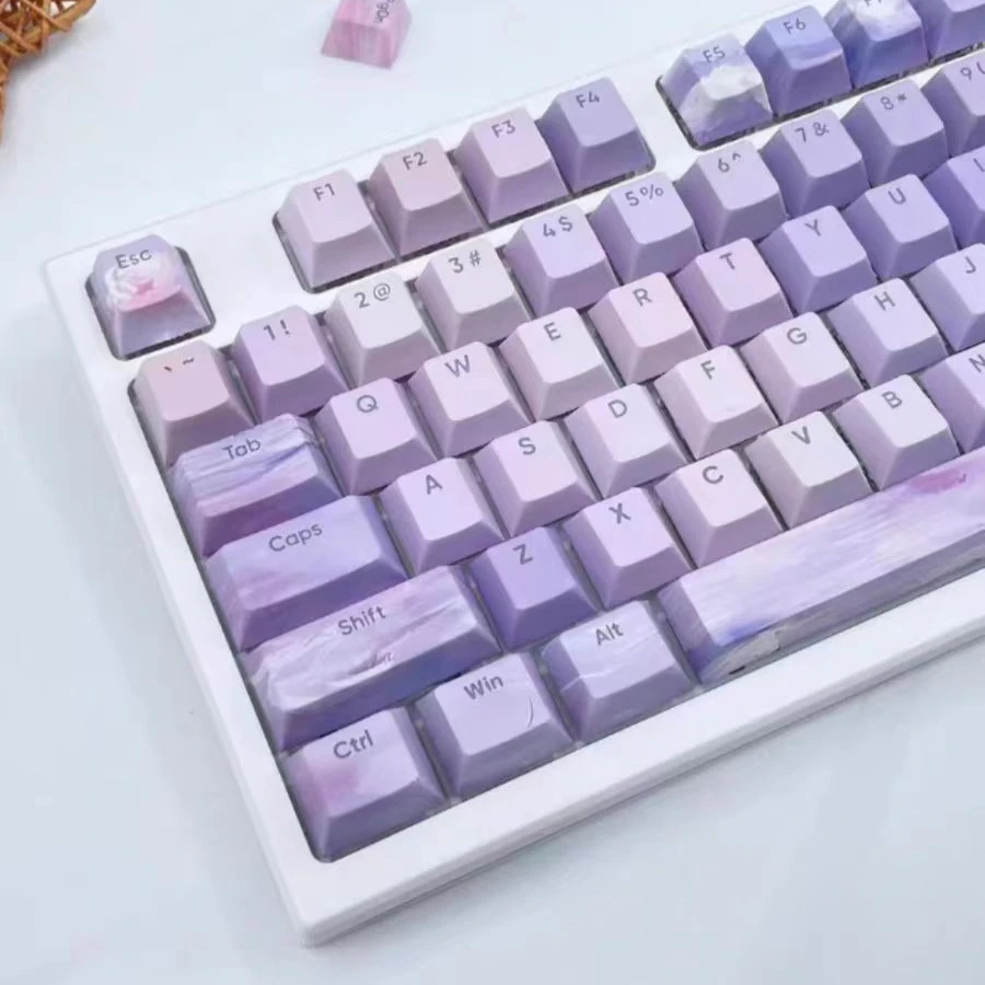 Оригинальные колпачки для механической клавиатуры Dream Water Lily с боковой