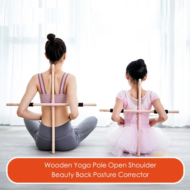 

Корректор для йоги, корректор для спины, регулируемая палочка для тела из нержавеющей стали, палочка для тренировок с открытой спиной и пере...