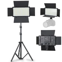 led 600 led video light panel bi color 3200 5600k photography lighting panel on camera photo studio fill lamp for youtube vlog