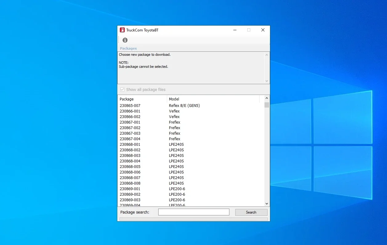 Для Toyota BT вилочный погрузчик TruckCom и WH Service 12.2023 Коллекция данных Пакеты 5 05 ГБ