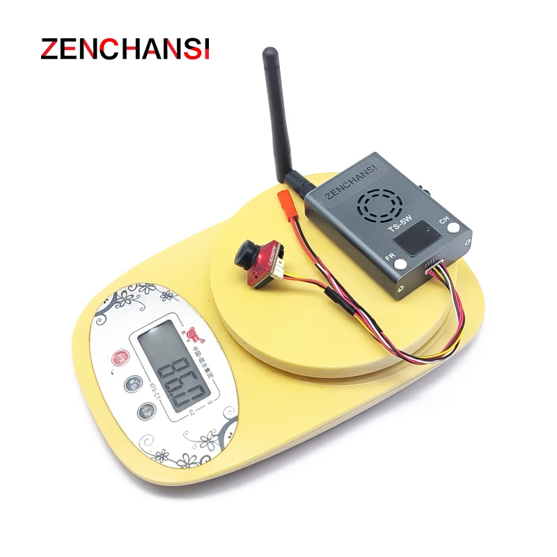 5 8G 5W передатчик широкополосный FM модулятор AV пусковое устройство с Caddx Ratel 2 1200TVL FPV