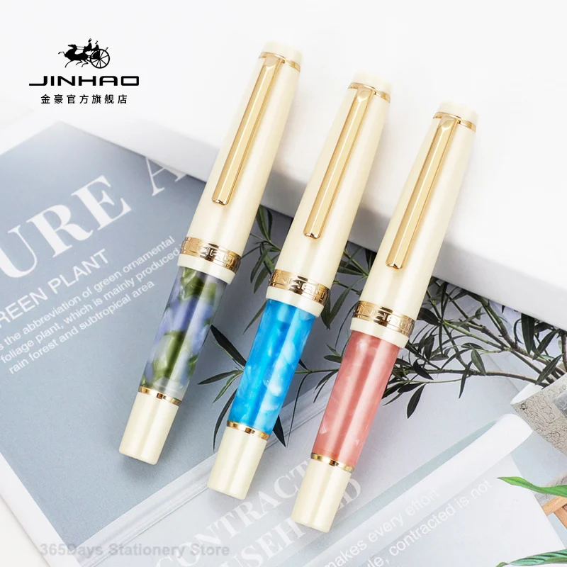 Ручка перьевая Jinhao 82 Mini стильная ручка EF/F/M/ Nib акриловая компактная короткая